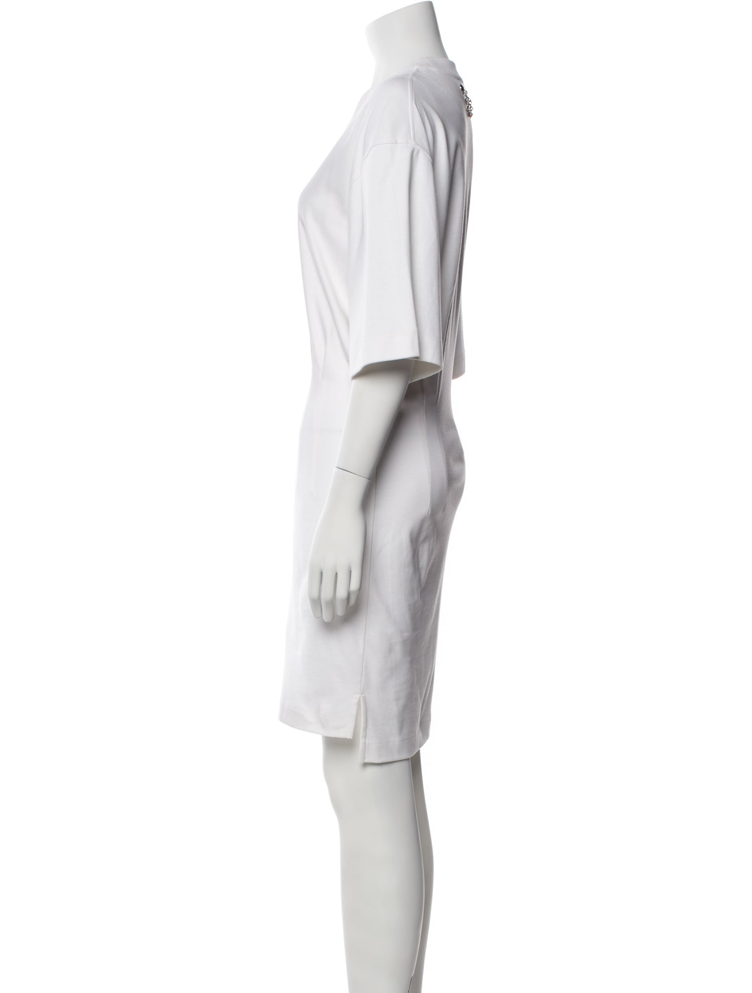 Moschino Jeans Scoop Neck Knee-Length Dress