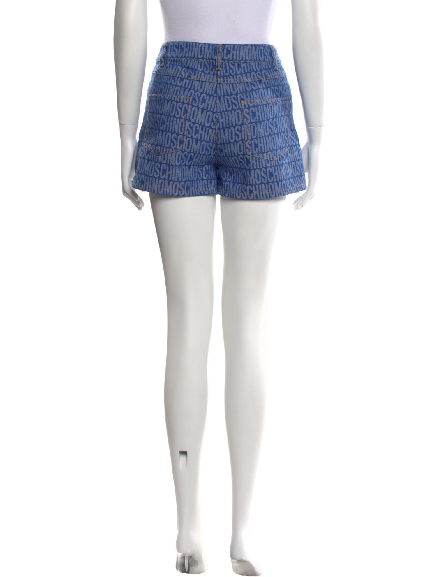 Moschino Couture Printed Mini Shorts w/ Tags