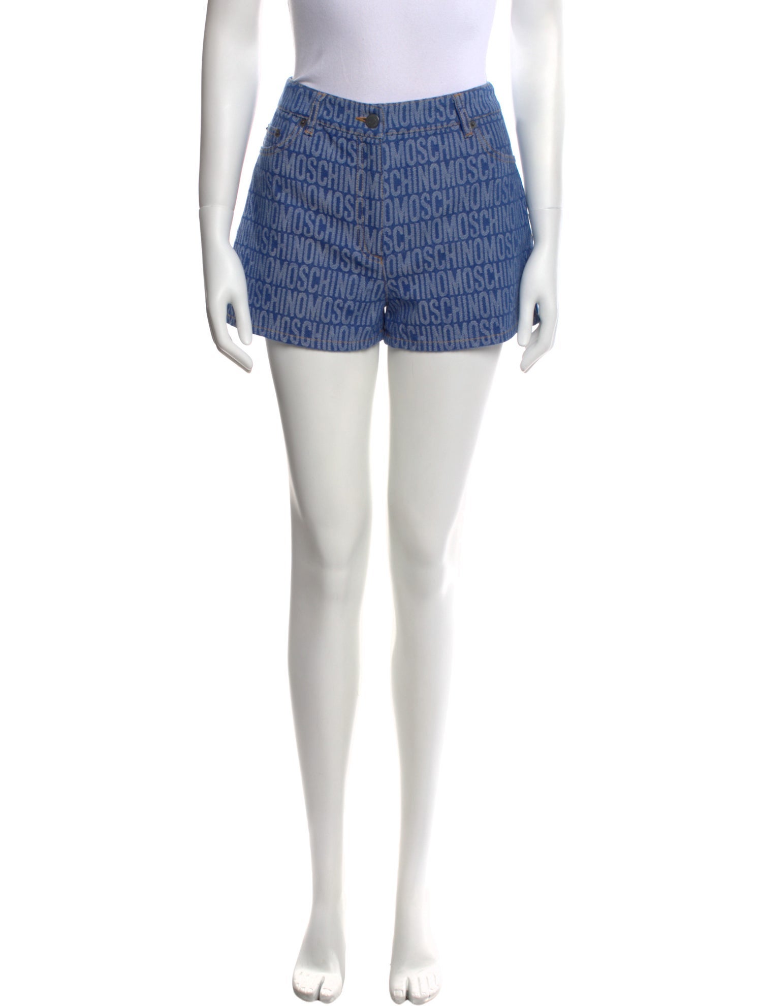 Moschino Couture Printed Mini Shorts w/ Tags