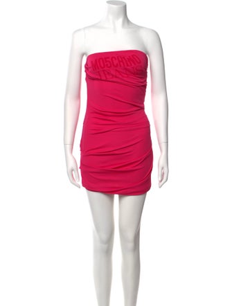 Moschino Jeans Strapless Mini Dress