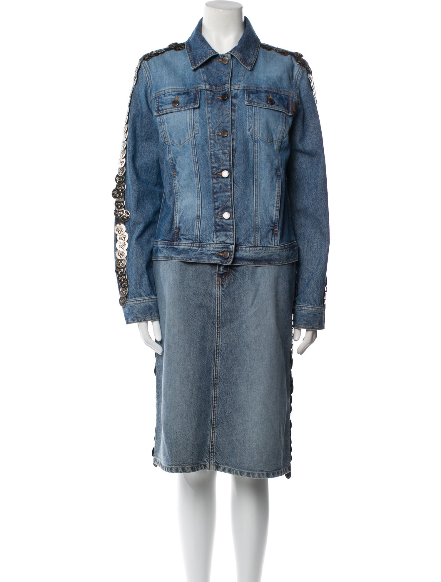 Moschino Jeans Vintage Late 1990's - Early 2000's Skirt Suit