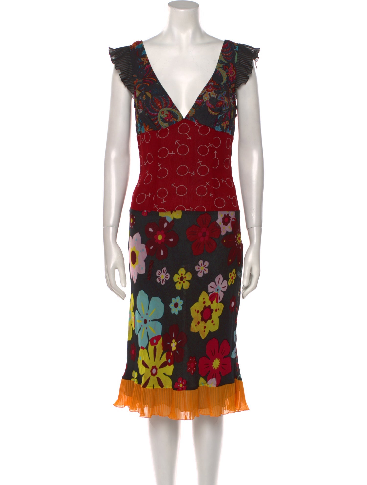 Moschino Jeans Vintage Midi Length Dress