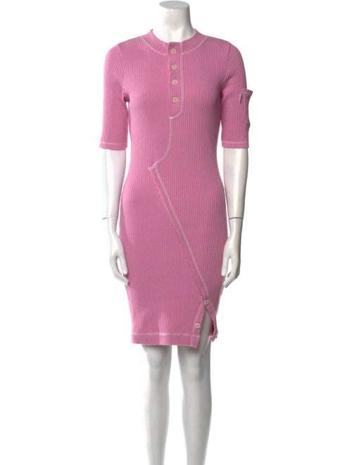 Moschino Jeans Crew Neck Mini Dress