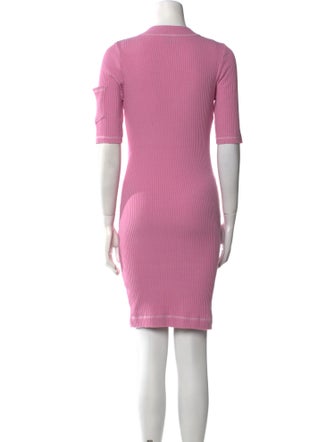 Moschino Jeans Crew Neck Mini Dress