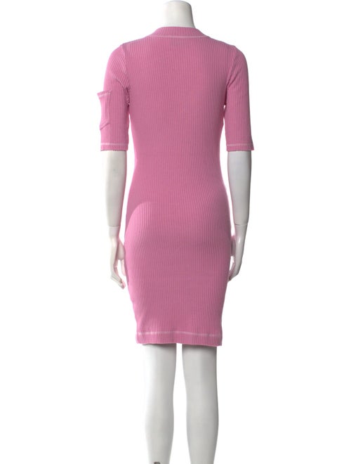 Moschino Jeans Crew Neck Mini Dress