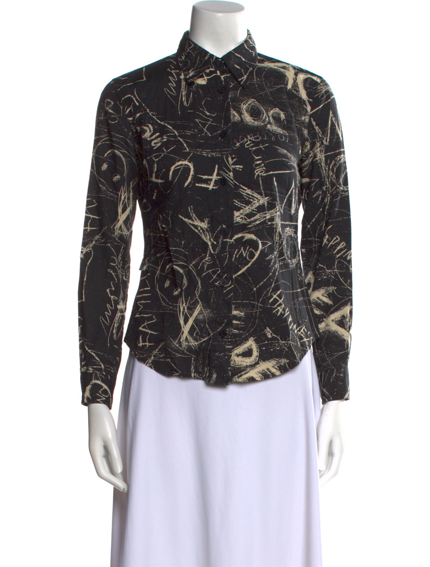 Moschino Jeans Vintage 1990's Button-Up Top