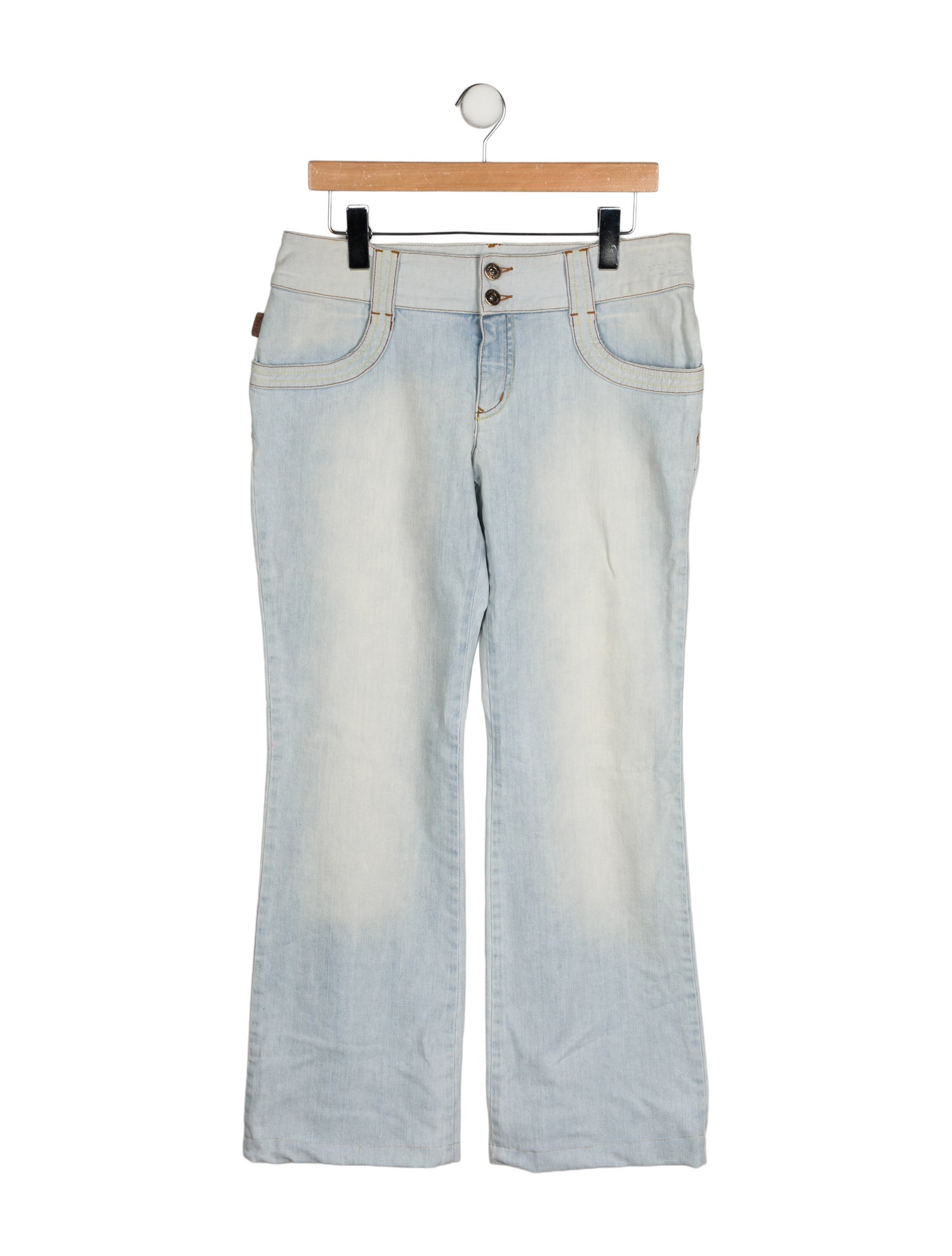Moschino Jeans Mid-Rise Wide Leg Jeans w/ Tags