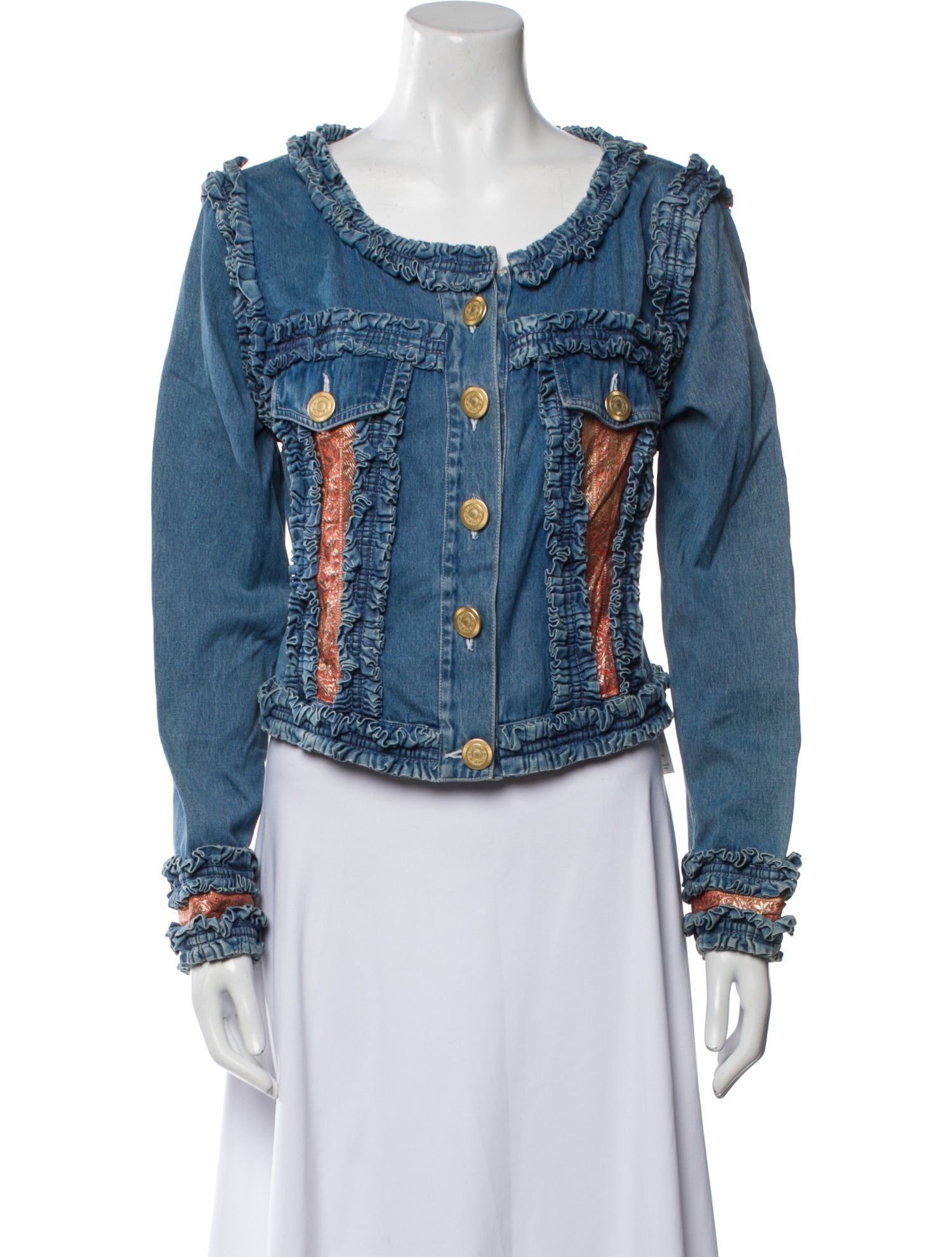 Moschino Jeans Vintage Late 1980's - Early 1990's Denim Jacket