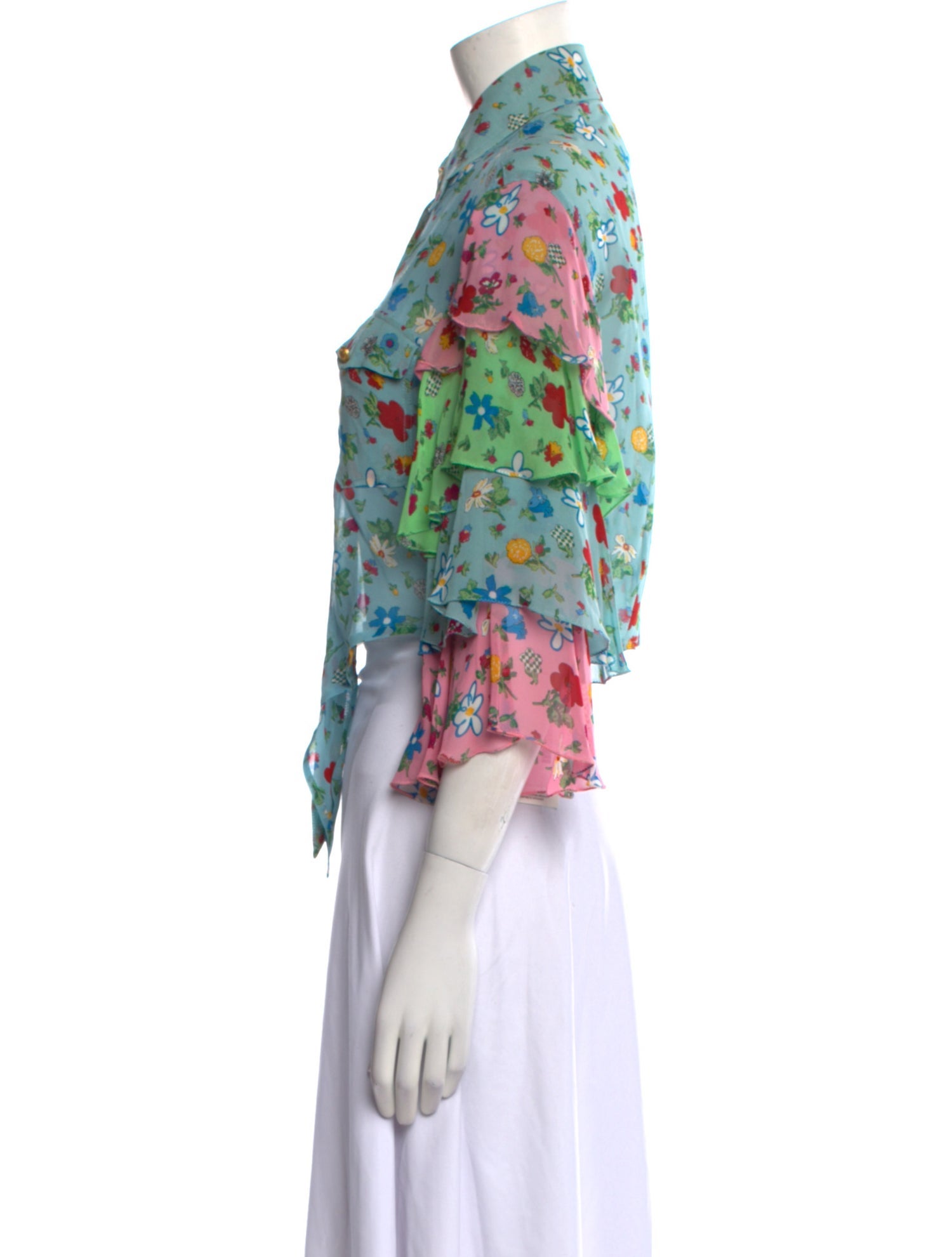 Moschino Jeans Vintage Late 1980's - Early 1990's Crop Top