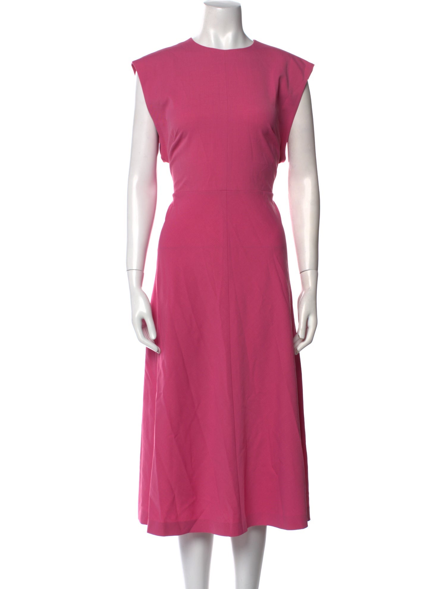 Moschino Jeans Crew Neck Midi Length Dress