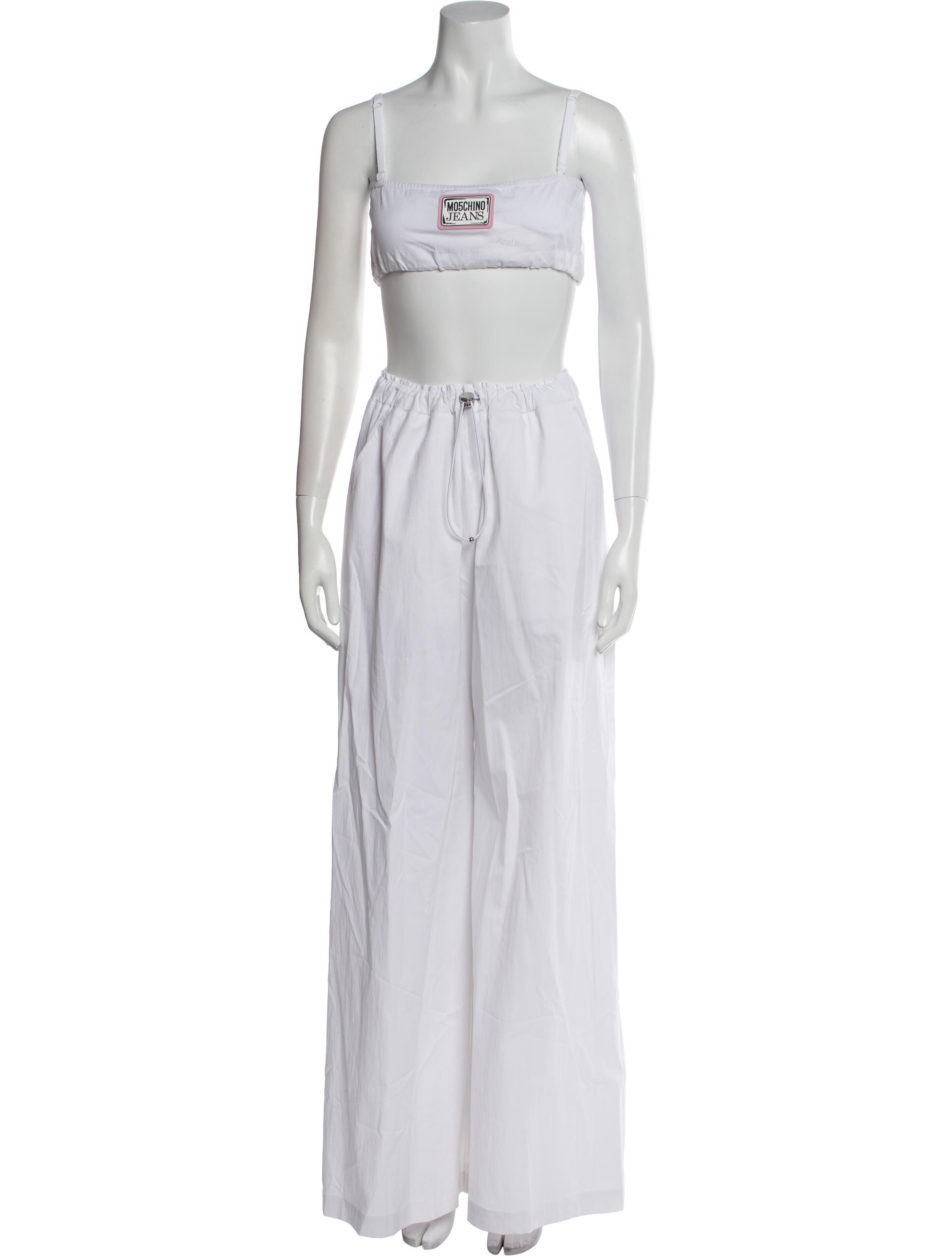 Moschino Jeans Pleated Accents Pant Set w/ Tags