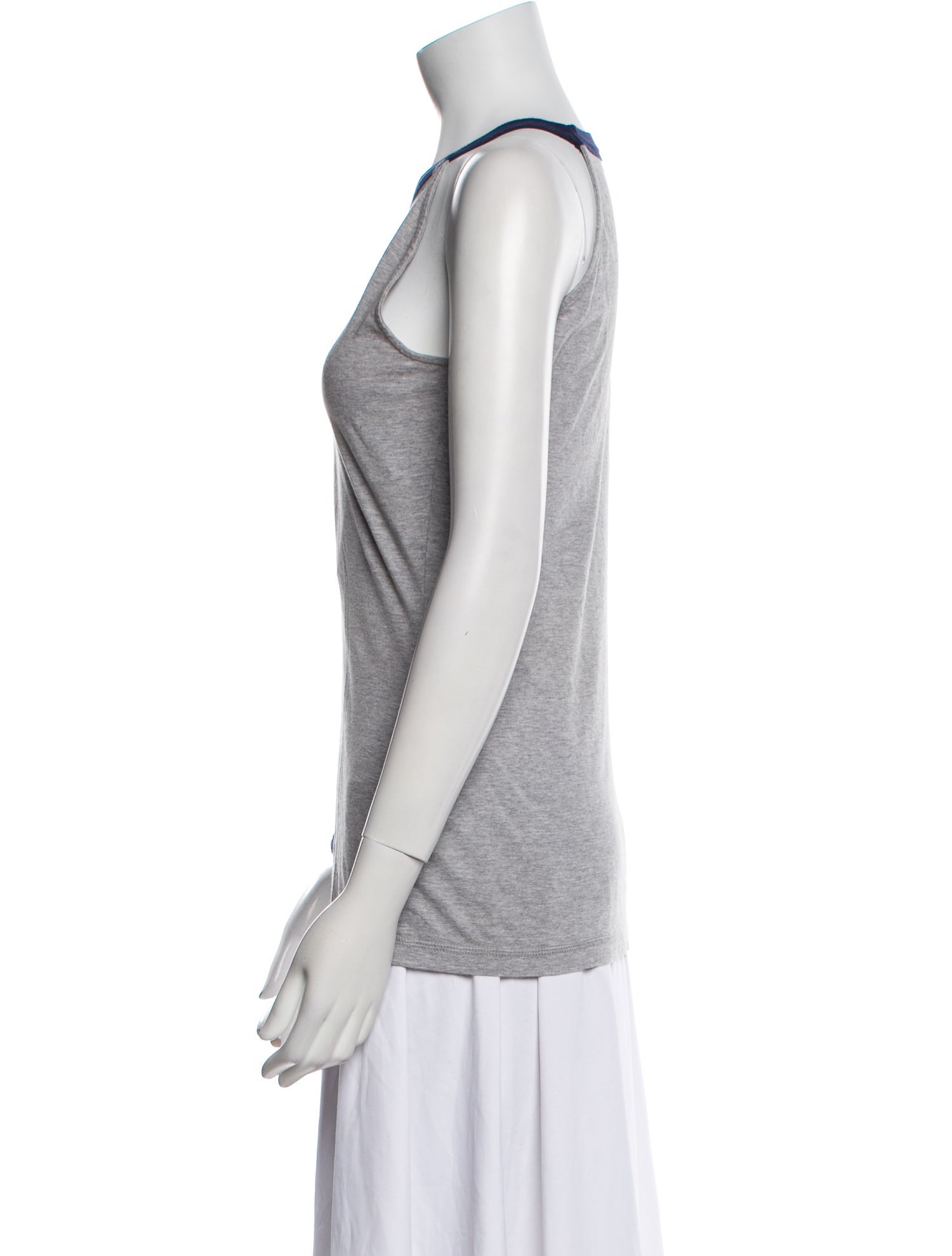 Moschino Jeans Scoop Neck Sleeveless Top