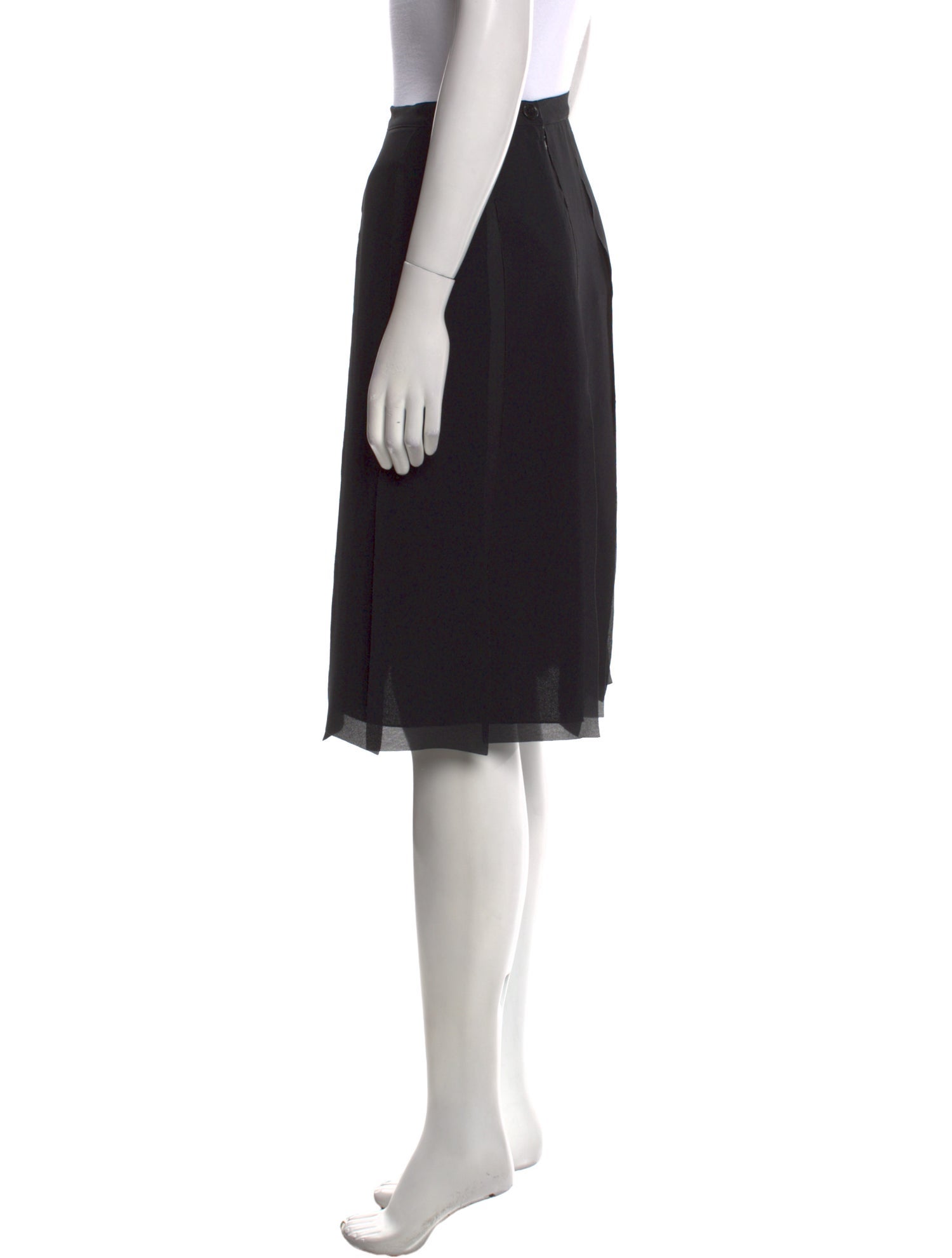 Moschino Jeans Pleated Accents Knee-Length Skirt