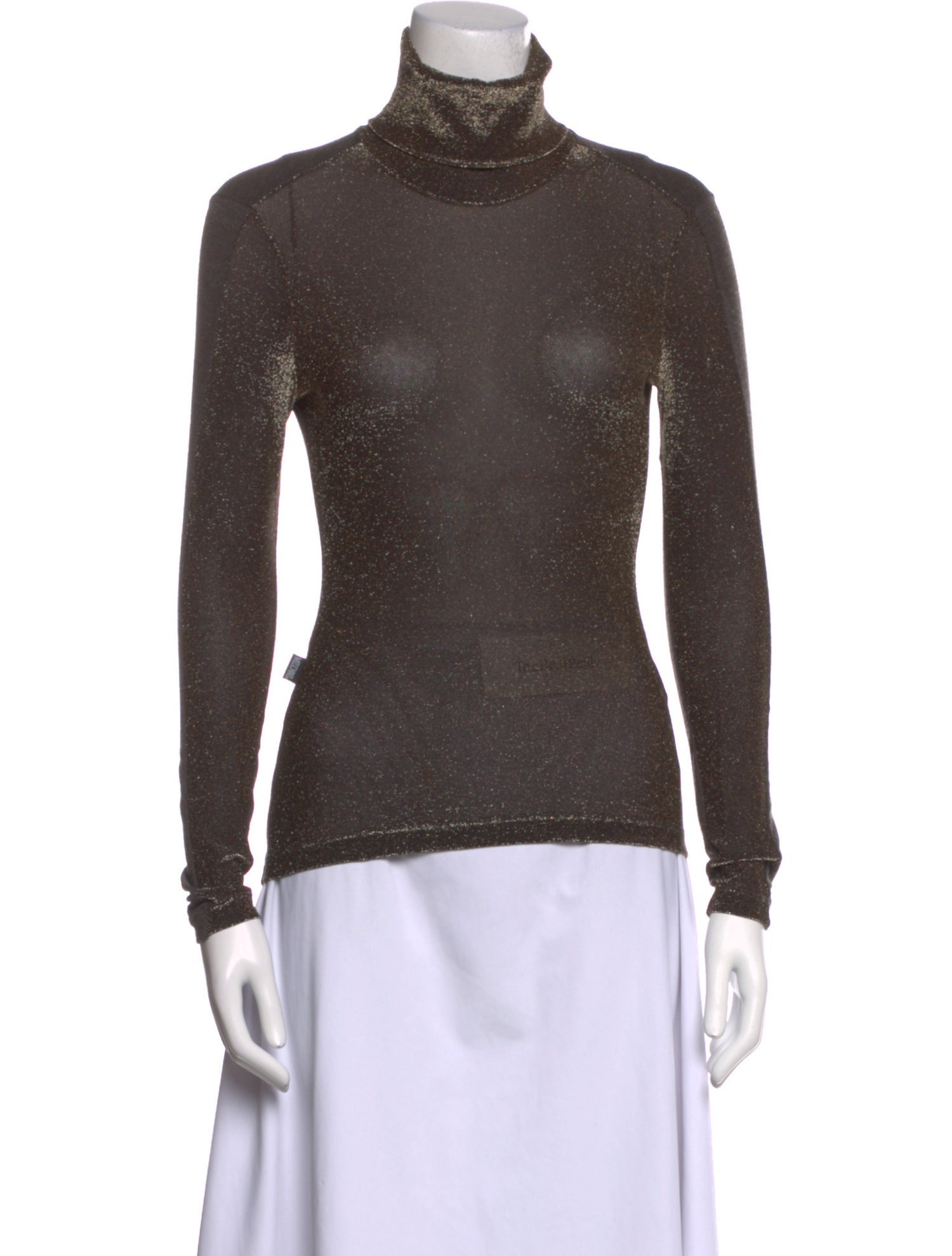 Moschino Jeans Turtleneck Long Sleeve Top