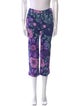 Moschino Jeans Floral Print Straight Leg Pants