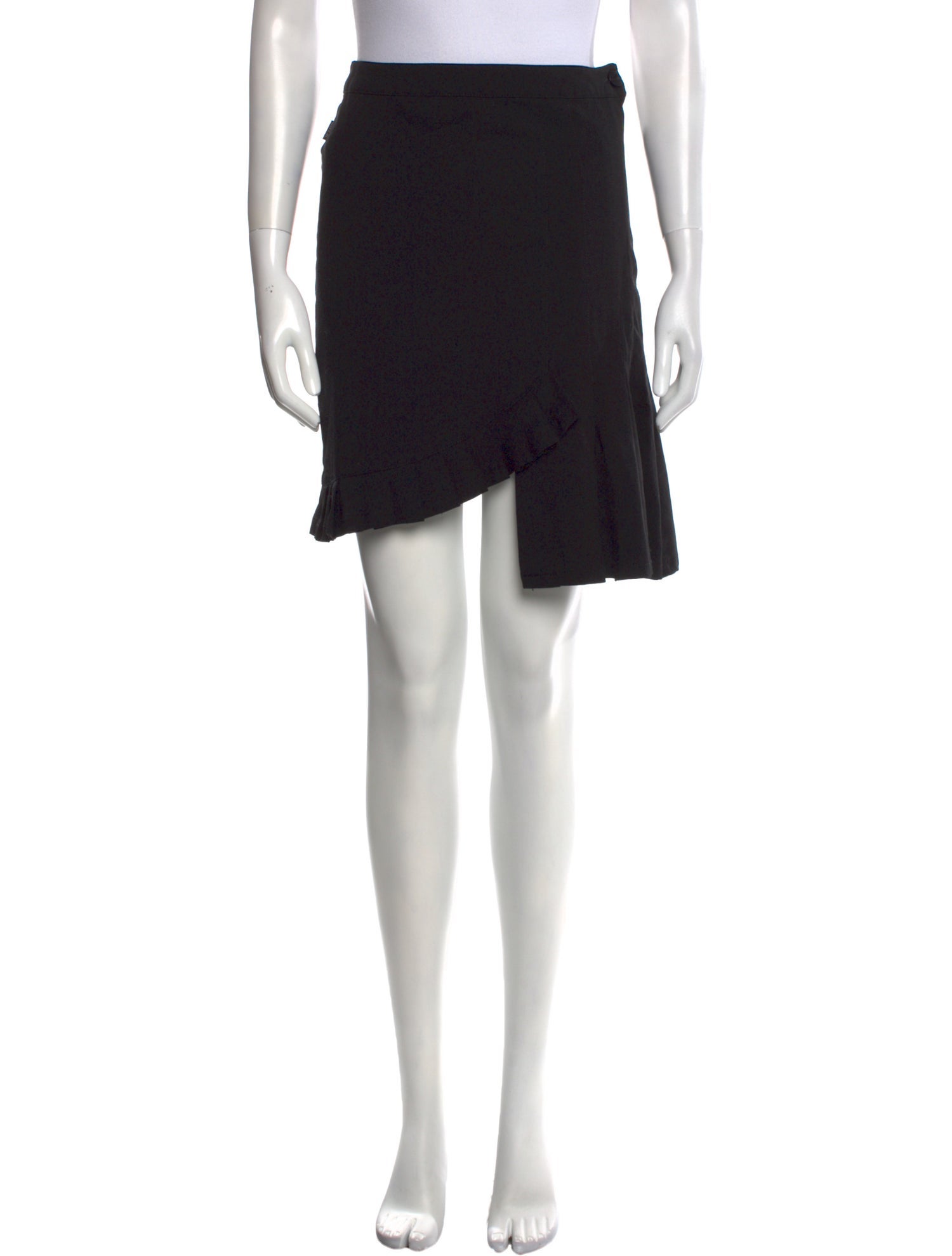 Moschino Jeans Pleated Accents Knee-Length Skirt