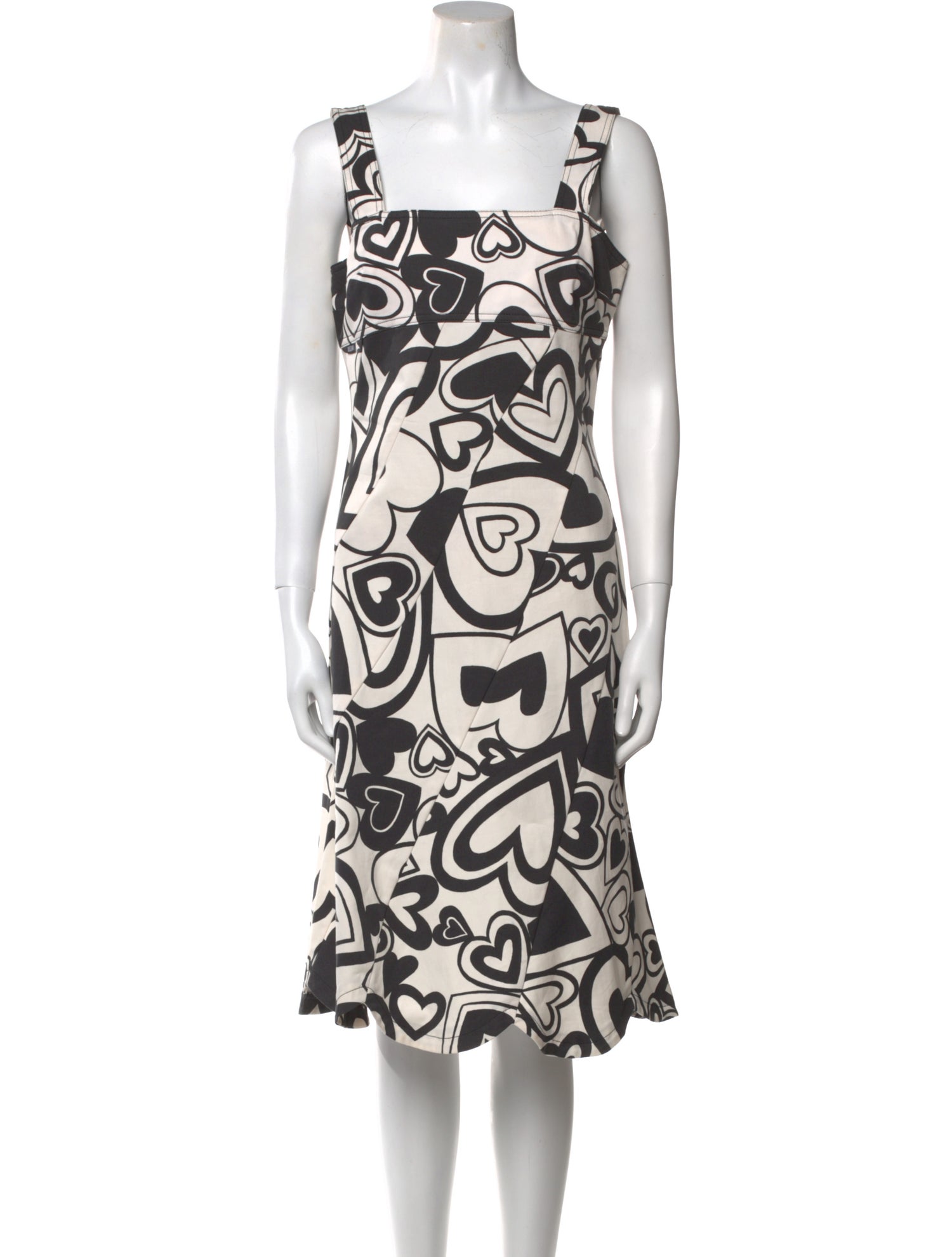 Moschino Jeans Printed Midi Length Dress