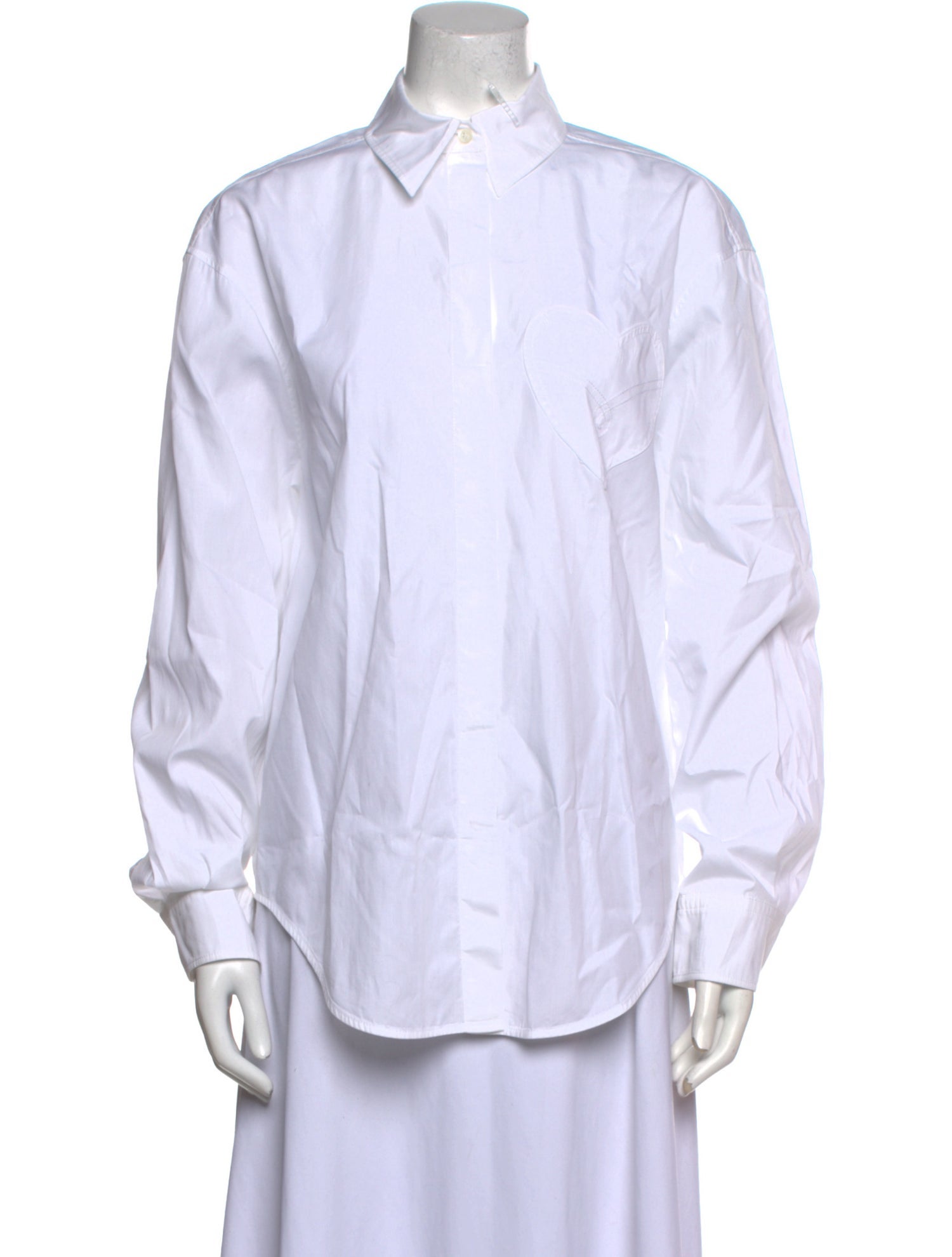 Moschino Jeans Long Sleeve Button-Up Top