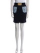 Moschino Jeans Wool Mini Skirt