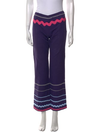 Moschino Jeans Striped Wide Leg Pants