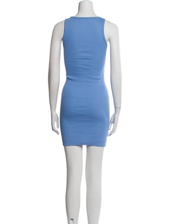 Moschino Jeans Scoop Neck Mini Dress