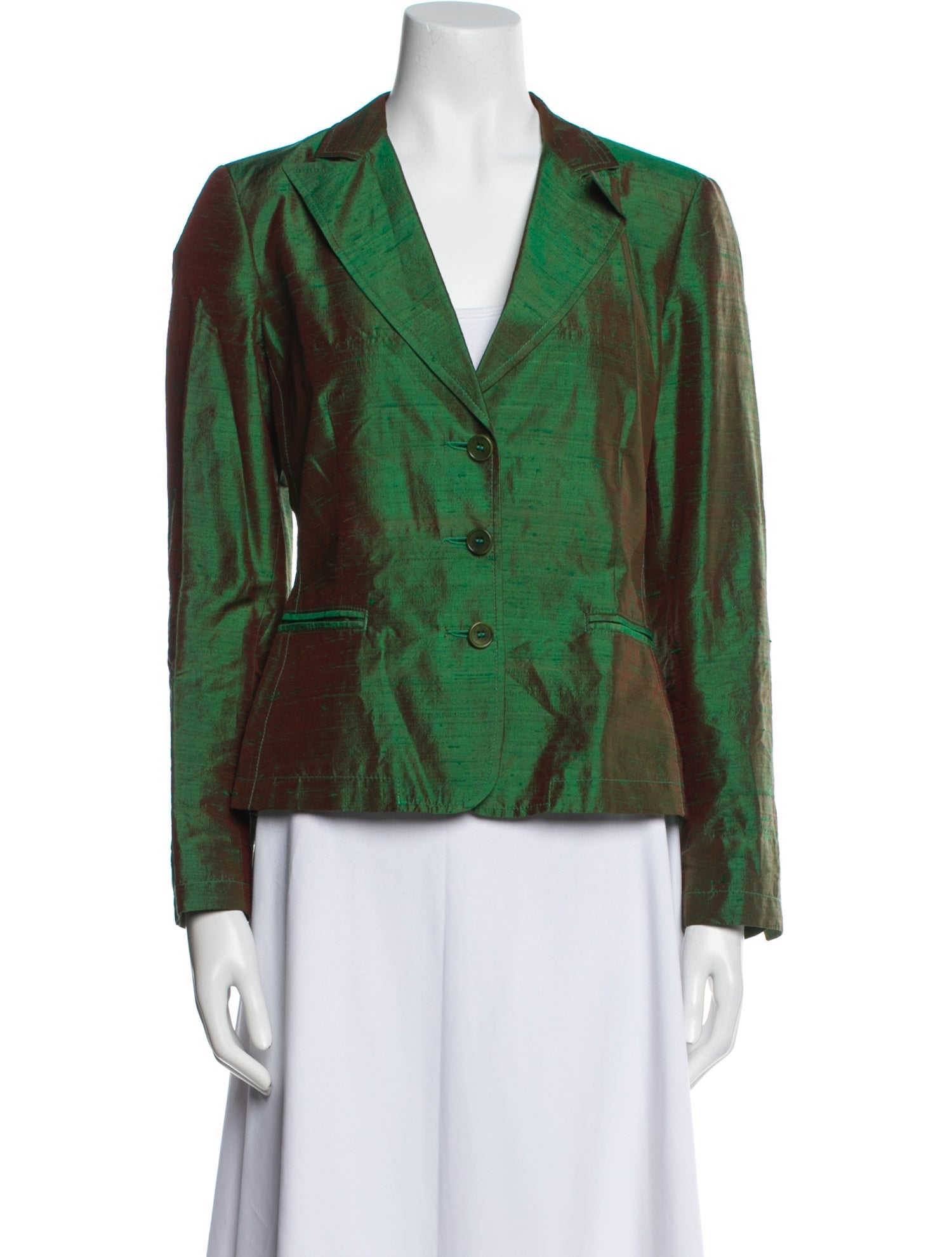 Moschino Jeans Silk Printed Blazer