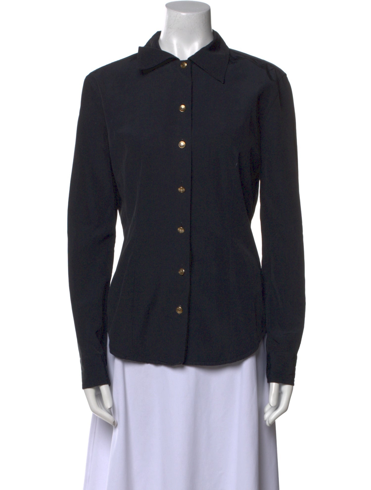 Moschino Jeans Vintage Late 1980's - Early 1990's Button-Up Top