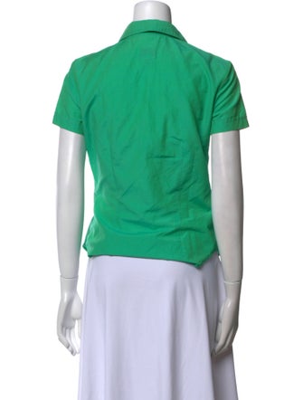 Moschino Jeans Short Sleeve Button-Up Top