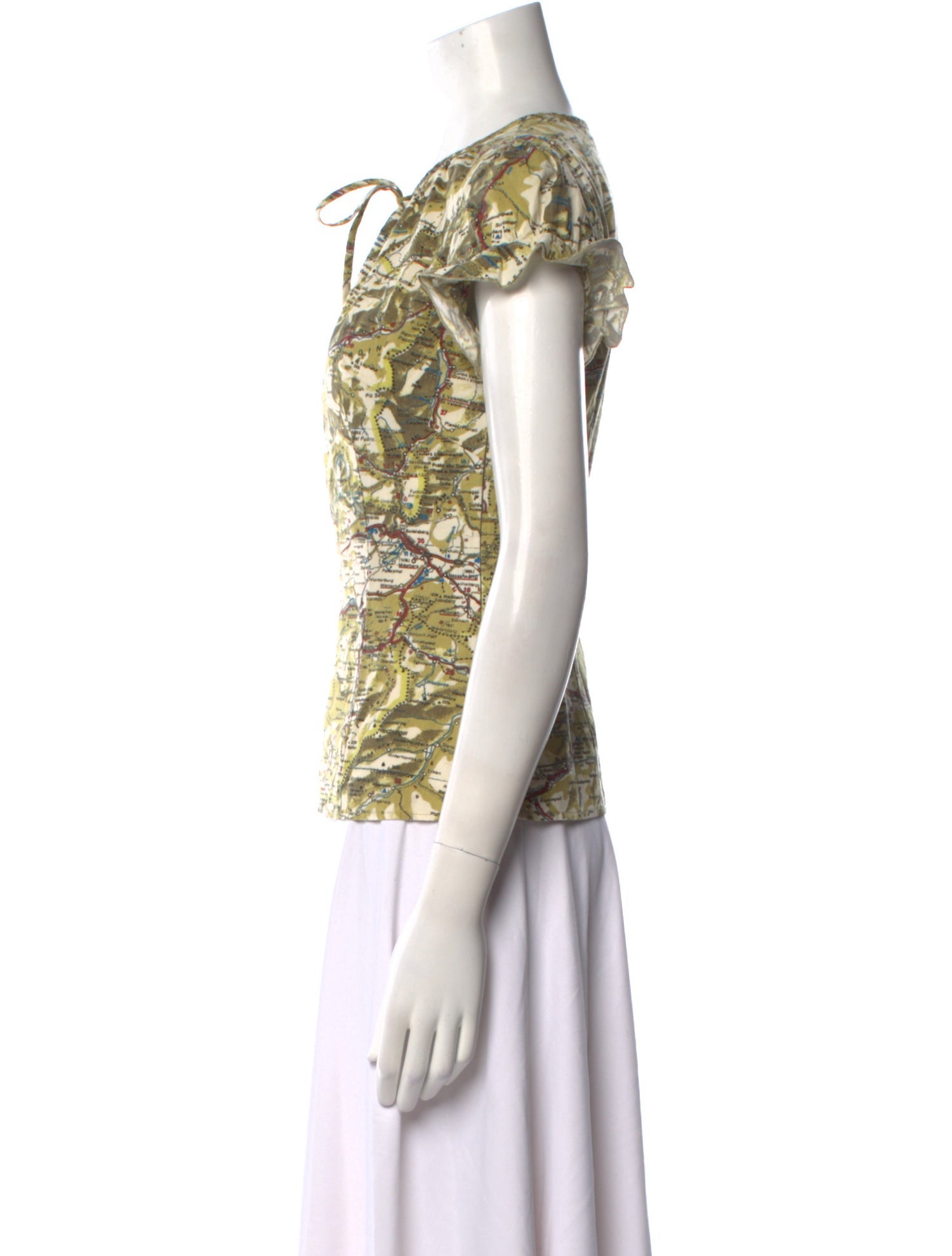 Moschino Jeans Printed Crew Neck Top