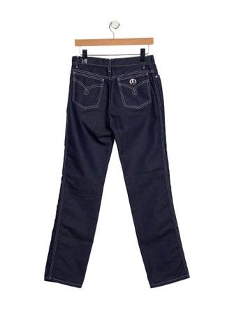 Moschino Jeans Mid-Rise Straight Leg Jeans
