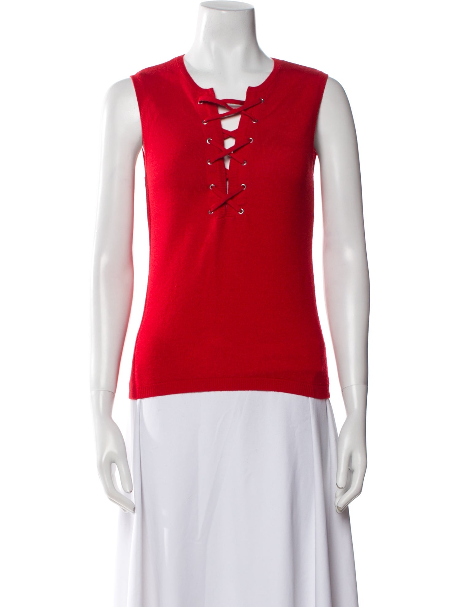 Moschino Jeans Virgin Wool Scoop Neck Sweater