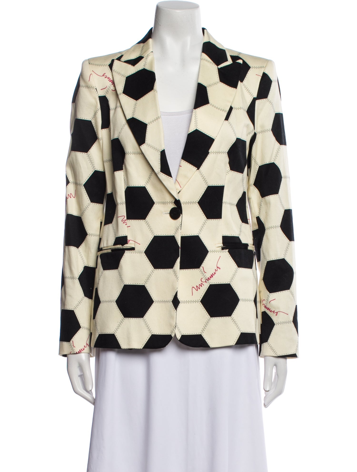 Moschino Jeans Floral Print Blazer