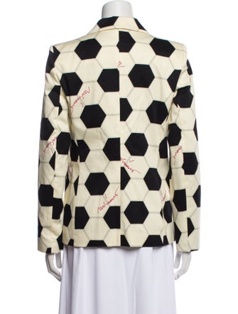 Moschino Jeans Floral Print Blazer