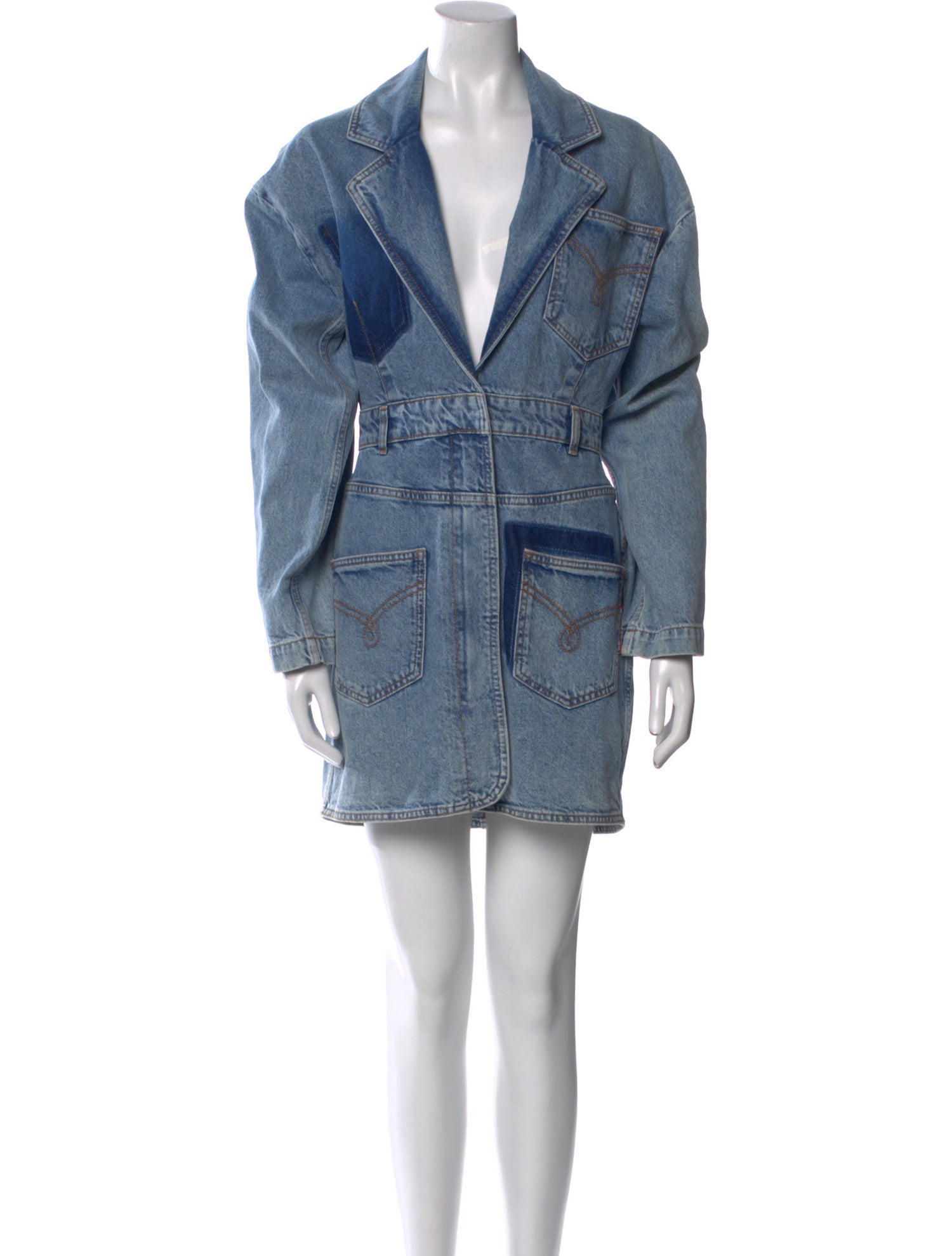 Moschino Jeans V-Neck Mini Dress