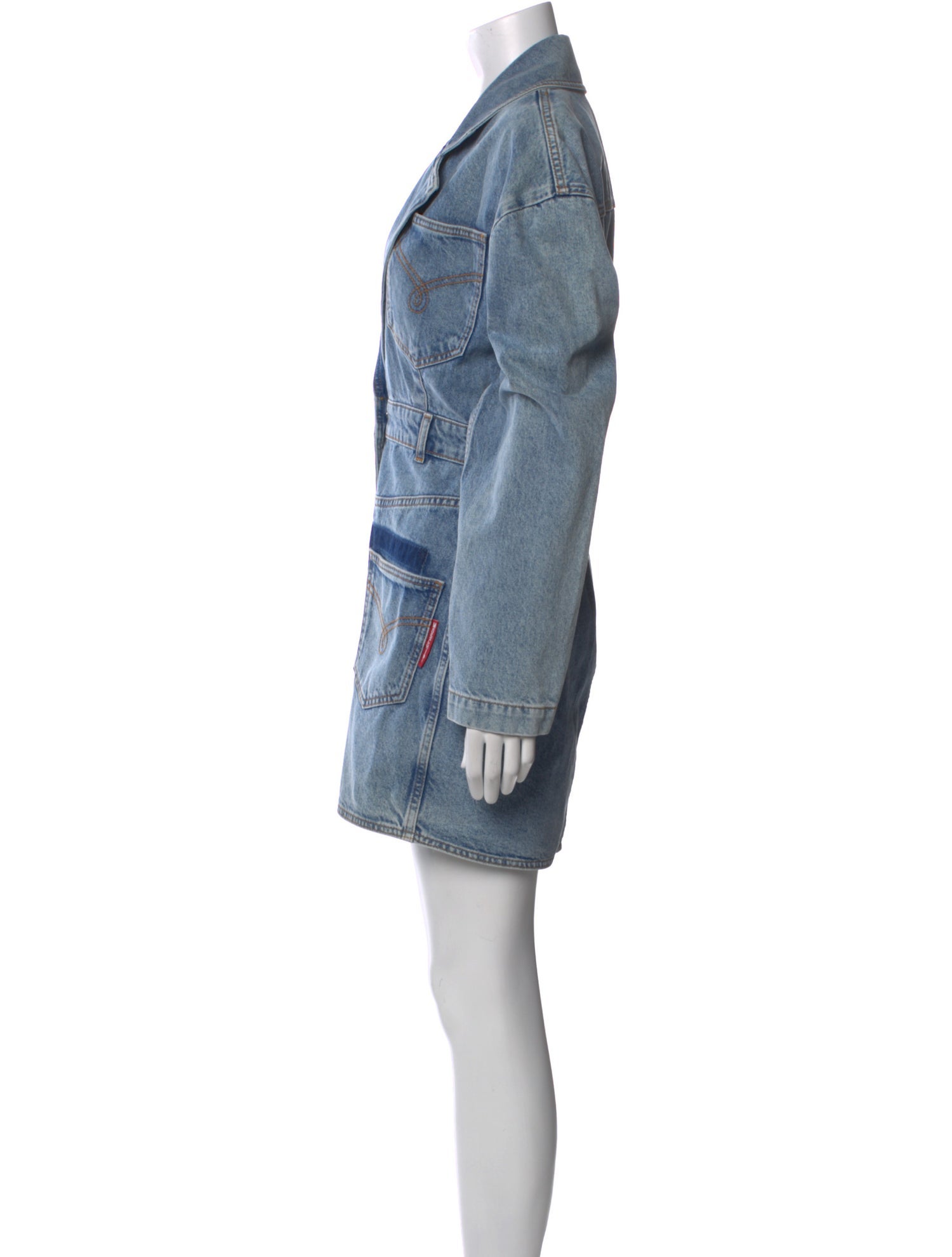 Moschino Jeans V-Neck Mini Dress