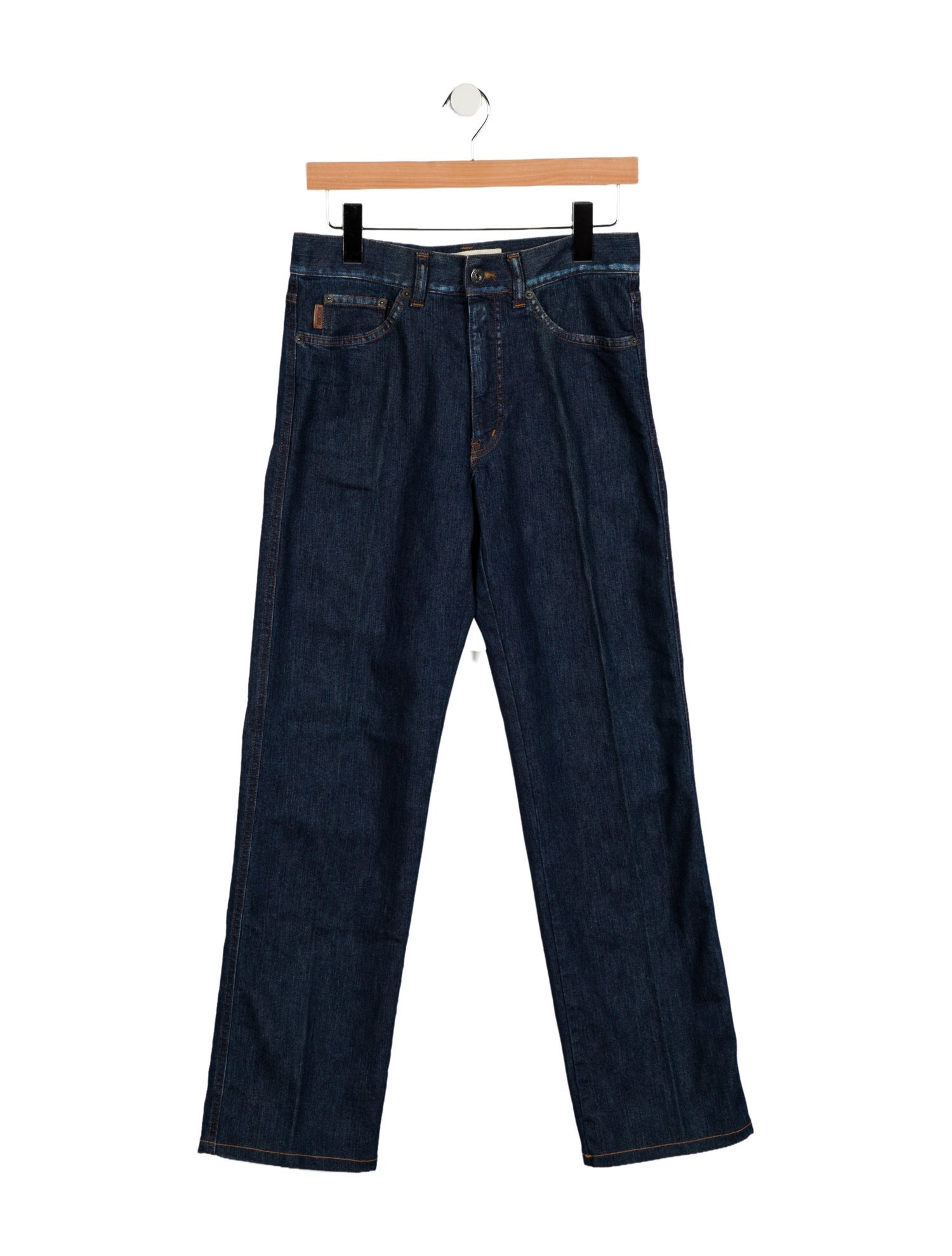 Moschino Jeans Mid-Rise Straight Leg Jeans