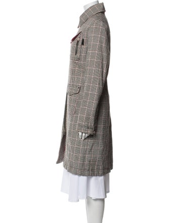 Moschino Jeans Houndstooth Print Coat