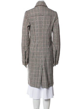 Moschino Jeans Houndstooth Print Coat