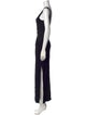 Moschino Jeans Scoop Neck Long Dress