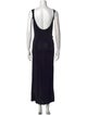 Moschino Jeans Scoop Neck Long Dress