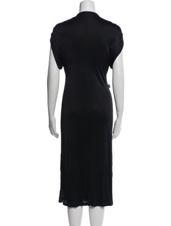 Moschino Jeans V-Neck Midi Length Dress