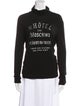 Moschino Jeans Graphic Print Turtleneck Sweatshirt