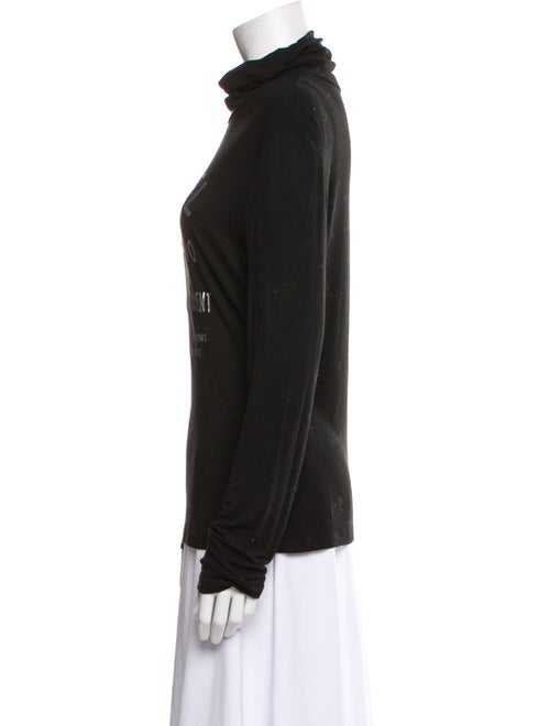 Moschino Jeans Graphic Print Turtleneck Sweatshirt