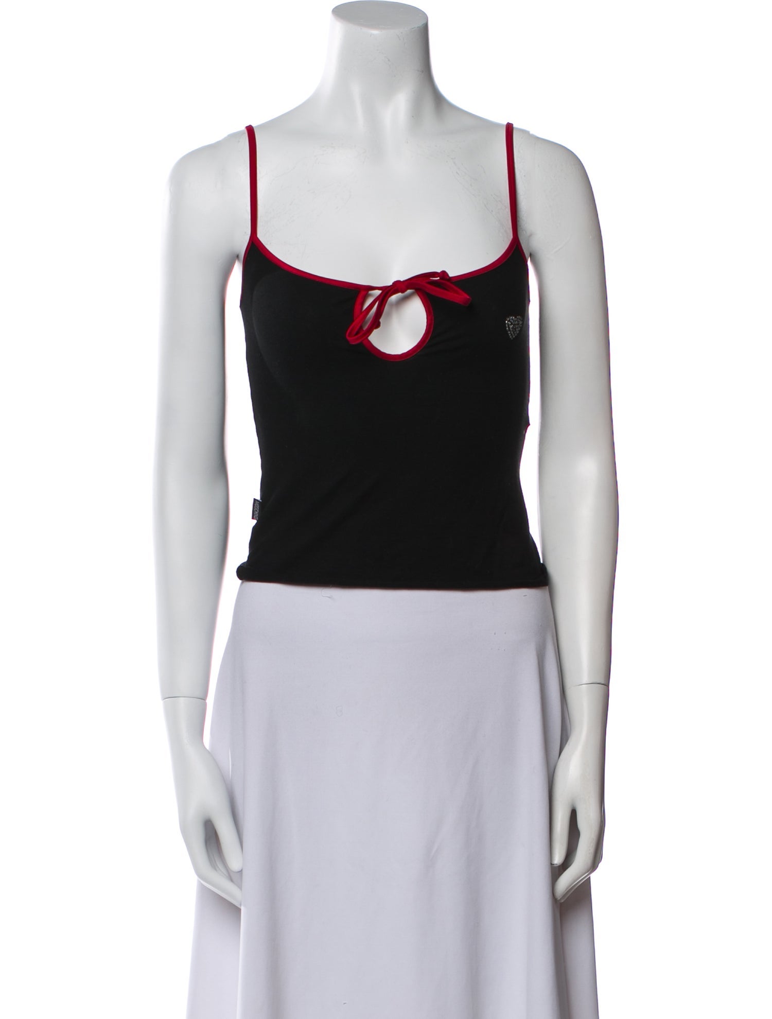 Moschino Jeans Scoop Neck Sleeveless Top