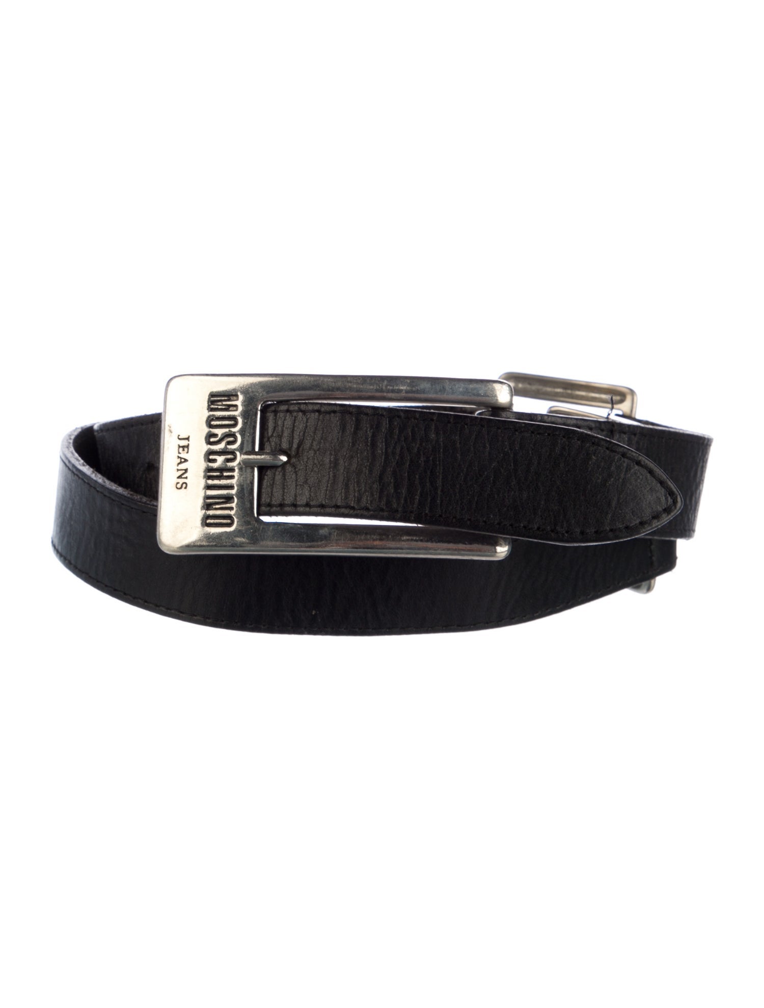 Moschino Jeans Leather Belt
