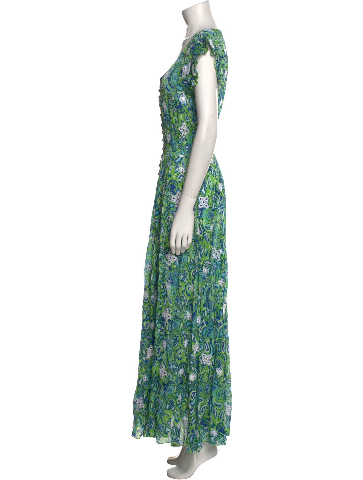 Miss June Floral Print Long Dress