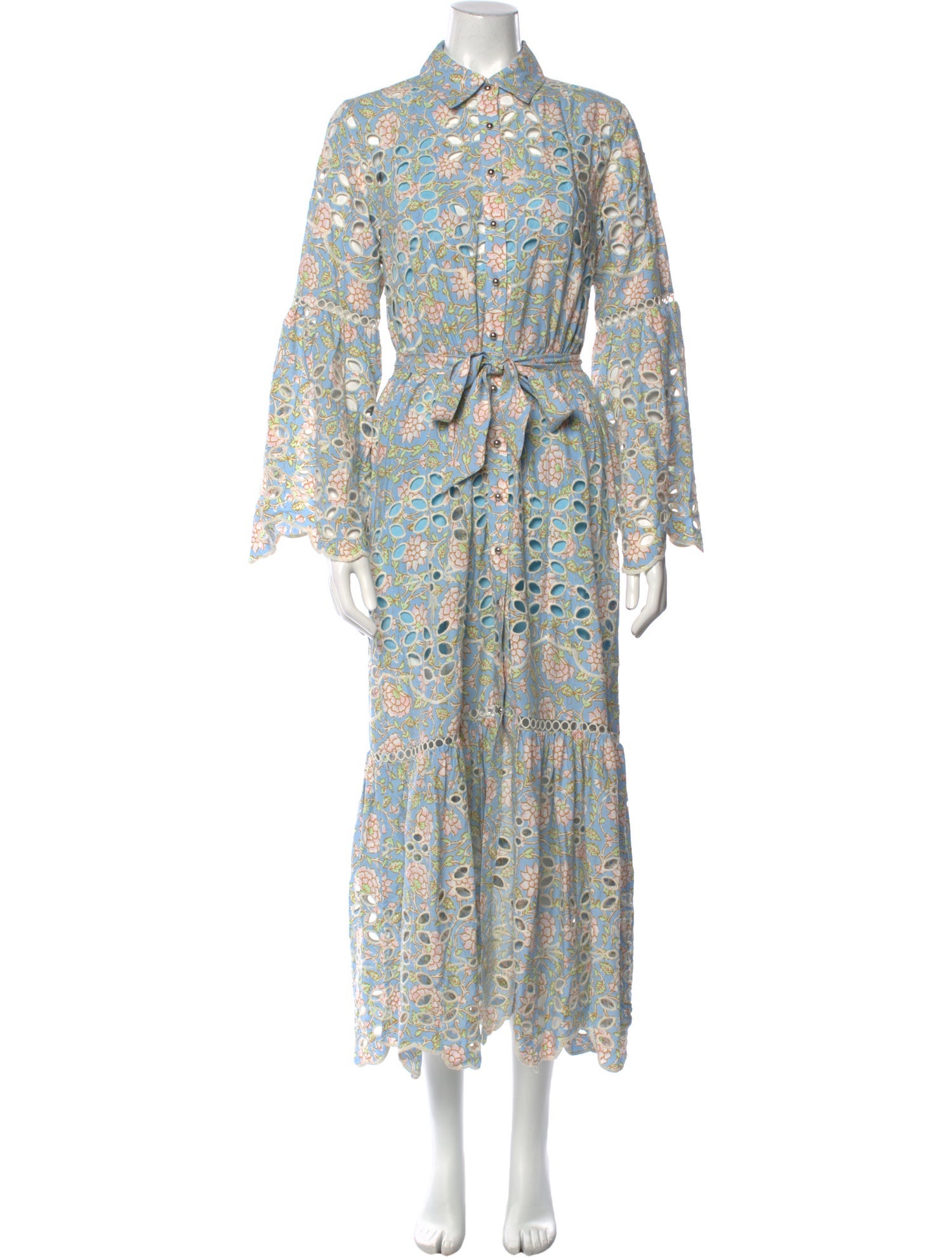 Miss June Lace Pattern Long Dress