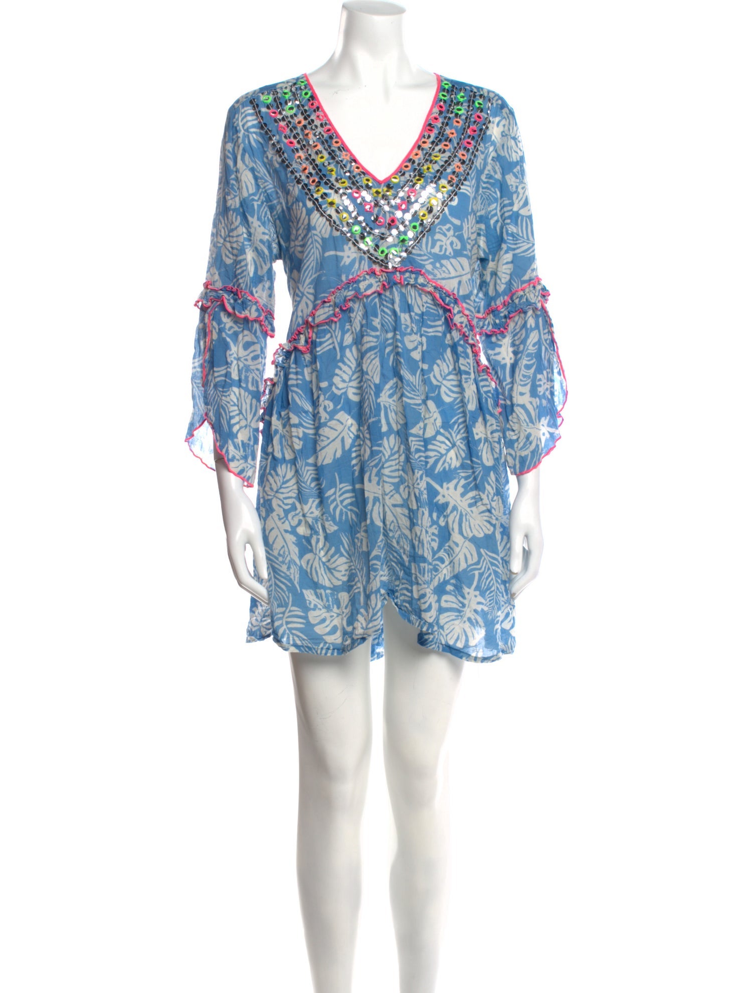 Miss June Printed Mini Dress