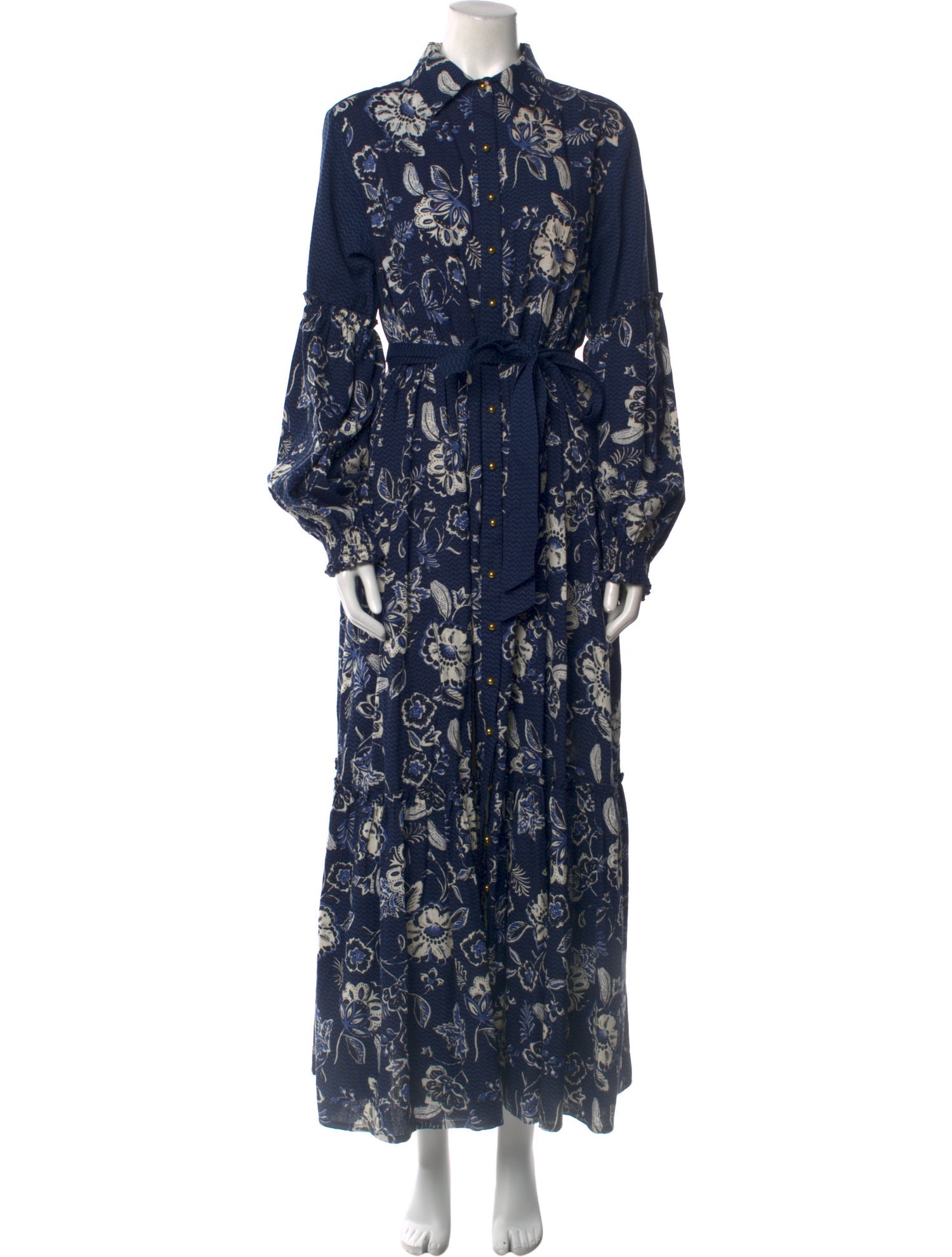 Miss June Floral Print Long Dress