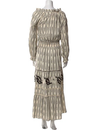 Miss June Printed Long Dress